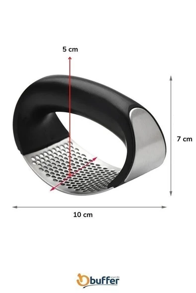 BUFFER® Yeni Sarımsak Ezici Paslanmaz Çelik Garlic Press - Resim 7