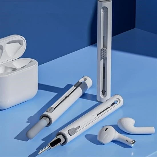 BUFFER®  Çok Amaçlı Yumuşak Fırçalı Kablosuz Kulaklıklar İçin Kulaklık Temizleme Kiti - Resim 7