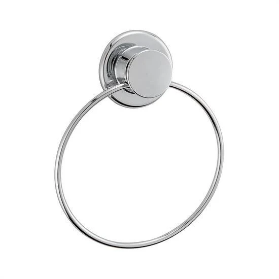 BUFFER® Arkası Yapışkanlı Yuvarlak Metal Havluluk Askısı Aparatı ürün görseli