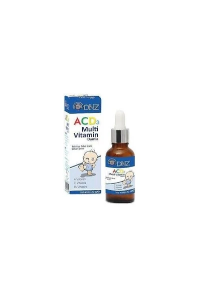 Dnz Acd3 Multi Vitamin Damla 30 ml ürün görseli 1