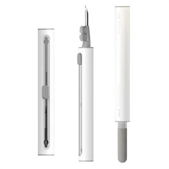 BUFFER®  Çok Amaçlı Yumuşak Fırçalı Kablosuz Kulaklıklar İçin Kulaklık Temizleme Kiti - Resim 5