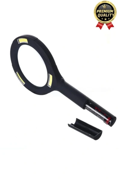 Özel Üretim Konforlu Plastik Pilli Gün Işığı Smd Led Işıklı El Büyüteç Okuma Yazma Mercek 24 cm - 2