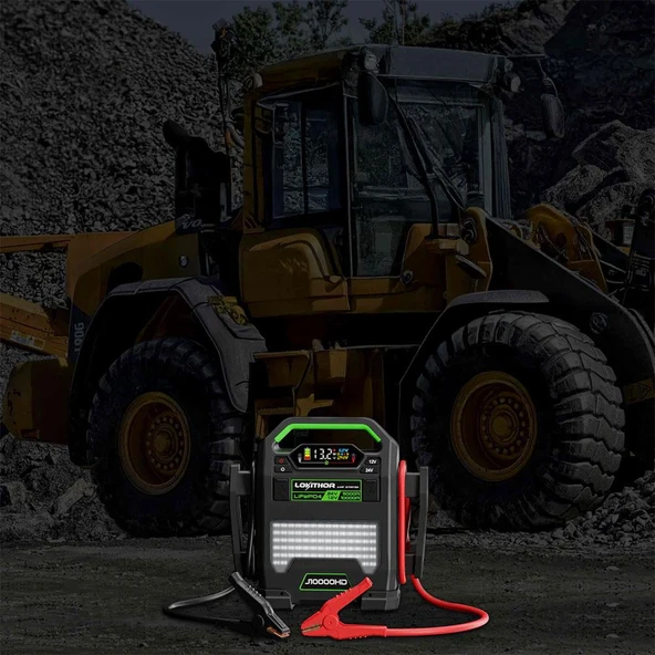 Lokithor J10000HD 12V/24V 10.000Amp LiFePO4 Akıllı Akü Takviye + Powerbank + Led Lamba - 4