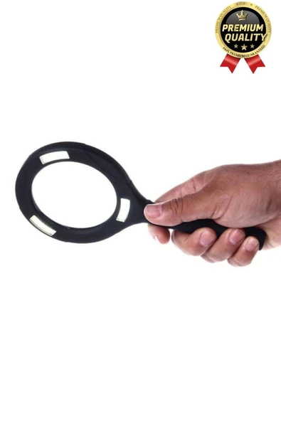 Özel Üretim Konforlu Plastik Pilli Gün Işığı Smd Led Işıklı El Büyüteç Okuma Yazma Mercek 24 cm - 3