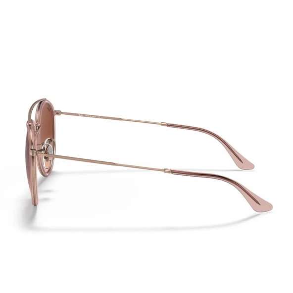 Ray-Ban Round 3647N 9069A5 Copper-Brown Güneş Gözlüğü - Resim 3