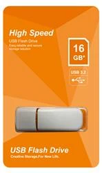 Elba 16GB Plastik Beyaz-Turuncu 3.2 USB Flash Bellek - Resim 2