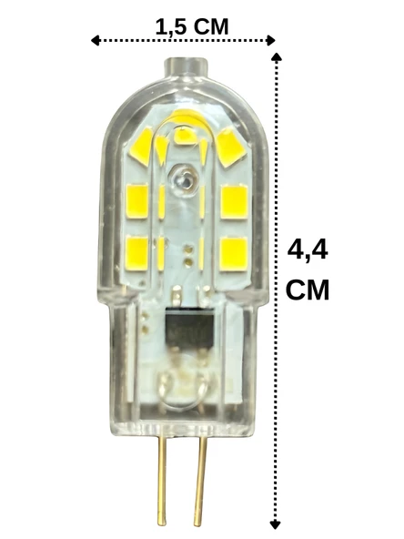 (1 Adet) Osaka 3W Beyaz Işık (6500K) G4 Duylu (İğne Bacak) Led Kapsül Ampul ürün görseli