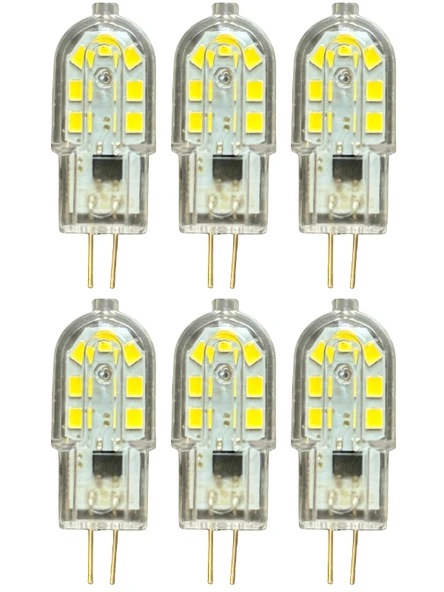 (6 Adet) Osaka 3W Beyaz Işık (6500K) G4 Duylu (İğne Bacak) Led Kapsül Ampul ürün görseli 1