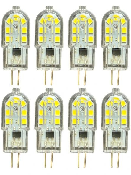 (8 Adet) Osaka 3W Beyaz Işık (6500K) G4 Duylu (İğne Bacak) Led Kapsül Ampul ürün görseli 1