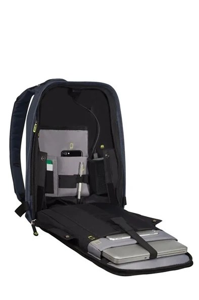 KA6-01-001 15.6" Securipak Notebook Sırt Çantası, Laptop Sırt Çantası Mavi - 5