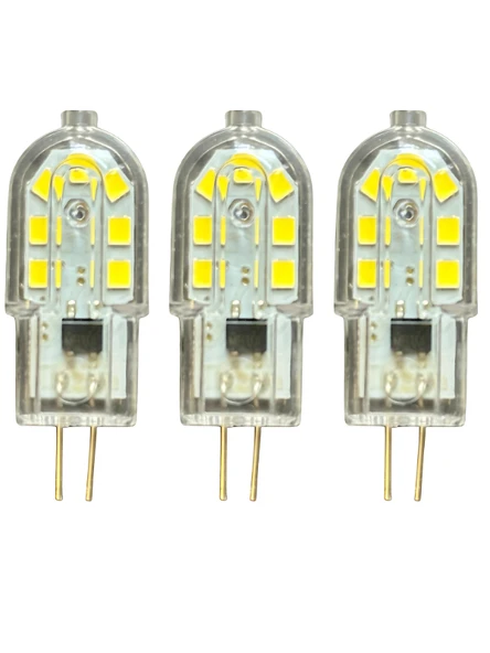 (3 Adet) Osaka 3W Beyaz Işık (6500K) G4 Duylu (İğne Bacak) Led Kapsül Ampul ürün görseli 1