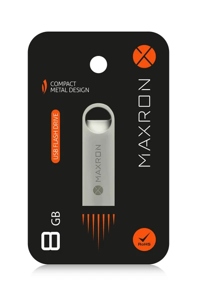 8 GB Flash Bellek Metal Gövde Ömür Boyu Garantili Güvenli Usb Bellek Data Traveler - 4