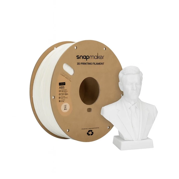 Snapmaker Abs Filament Beyaz 1.75mm 1Kg ürün görseli 1