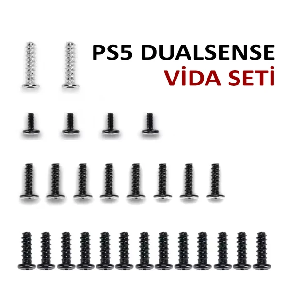 PS5 Kol Yedek Vida Tornavida Seti Playstation 5 Dualsense Tamir Yedek Parça - Resim 2