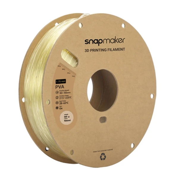 Snapmaker Pva Filament 1.75mm 1Kg - Suda Çözünebilen Destek Filament ürün görseli 1
