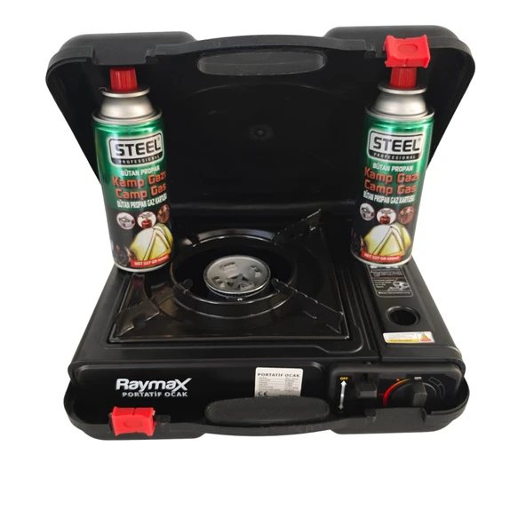 Portatif Kamp, Piknik, Seyahat Ocağı ve 2 Adet Gaz Kartuşu - Resim 6