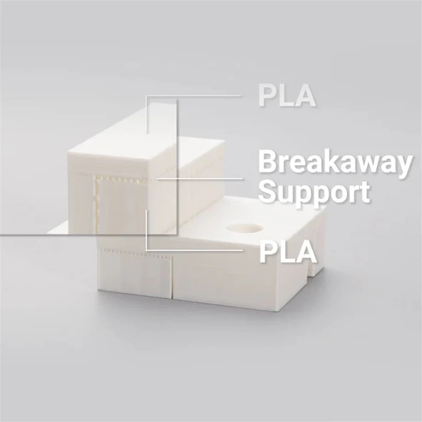 Snapmaker Breakaway Filament 1.75mm 500G - Kolay Kırılarak Ayrılabilen Destek Malzemesi - Resim 4