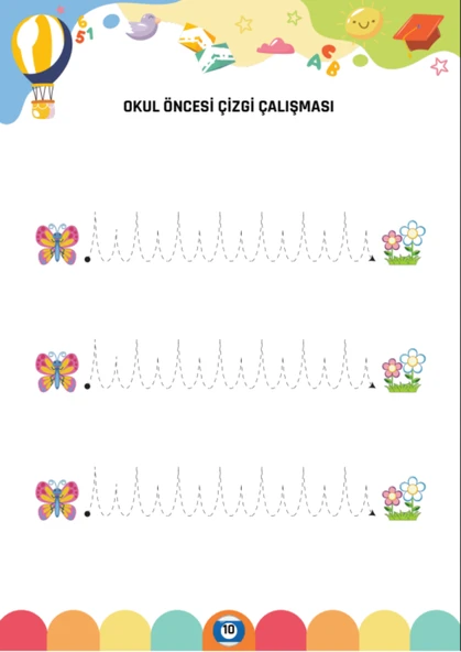 Çizgi Çalışması YAZ SİL Kitabı - Resim 6