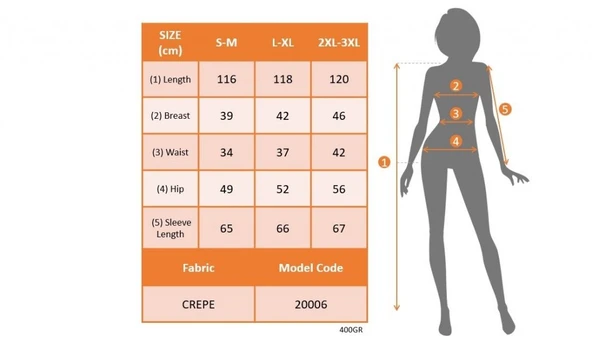 Kadın Uzun Kollu Göğüs Ve Sırt Dekolteli Krep Midi Boy Elbise - Resim 4