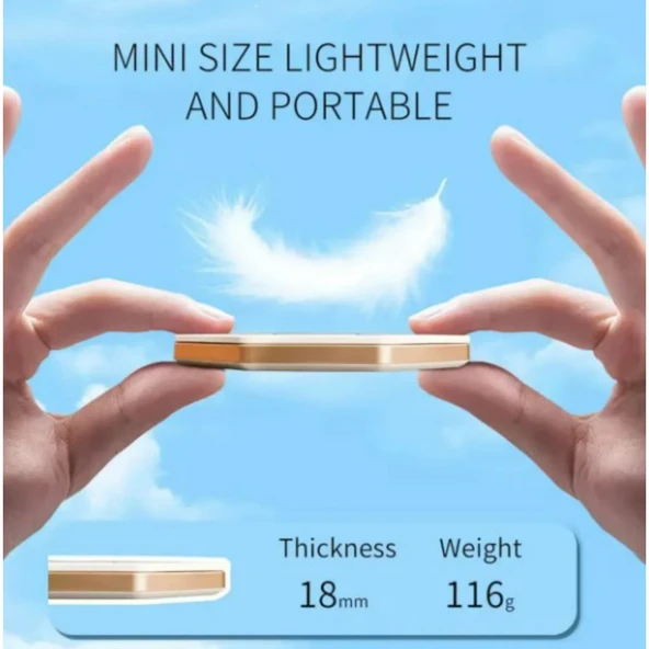 Ozmik Dönen Kitap Işığı ABS Ahşap ve Kağıt Lamba Taşınabilir USB Şarj Edilebilir - Resim 8