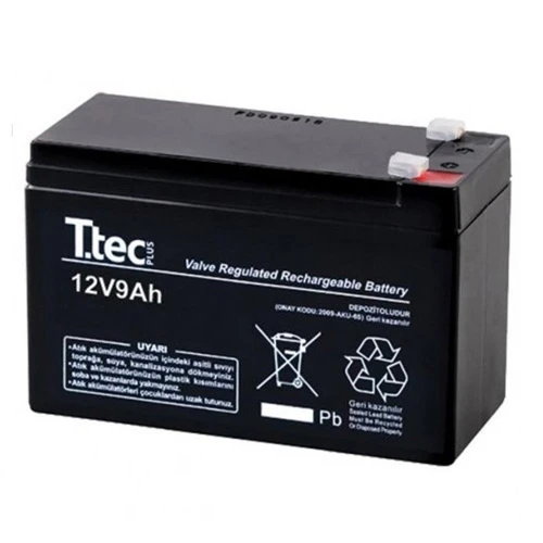 Ttec 12V 9 Ah Kuru Tip Bakımsız Akü