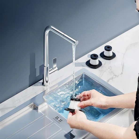 KOBB KBV12F 12V Araç Süpürgesi İçin Yedek HEPA Filtre - 3