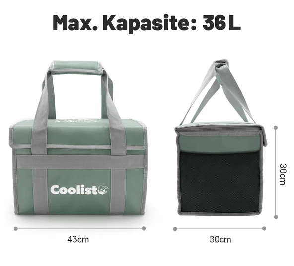 Coolist CL36LG 36 Litre Katlanabilir Termos Bez Çanta / Buzluk - 3