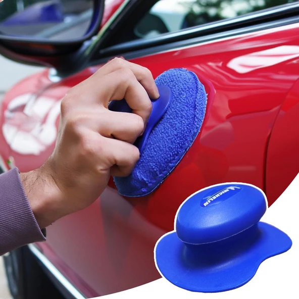 Michelin MC3510 3 Parça 130mm Velkro Cırtlı Mikrofiber Oto Yıkama, Parlatma ve Cila Süngeri - 4