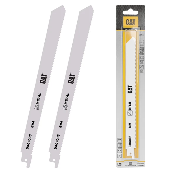 CAT DA07005 228mm 2 Parça Profesyonel Metal/Çivili Ahşap Kesme Tilki Kuyruğu Testere Ucu - 2