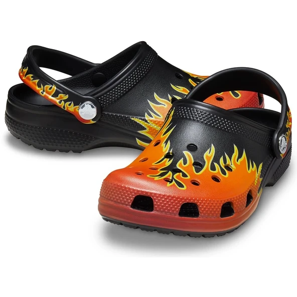 croc 211214-0C4 CLASSIC FLAMES CLOG ÇOCUK SANDALET - Resim 2