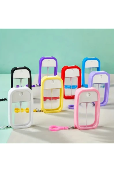 Mucit Home Silikon Kılıflı Anahtarlıklı Sprey Şişesi ürün görseli