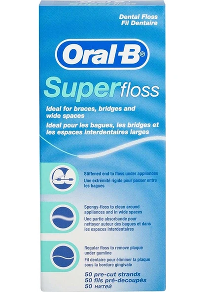 Oral-B Super Floss 50'li Diş İpi - 1