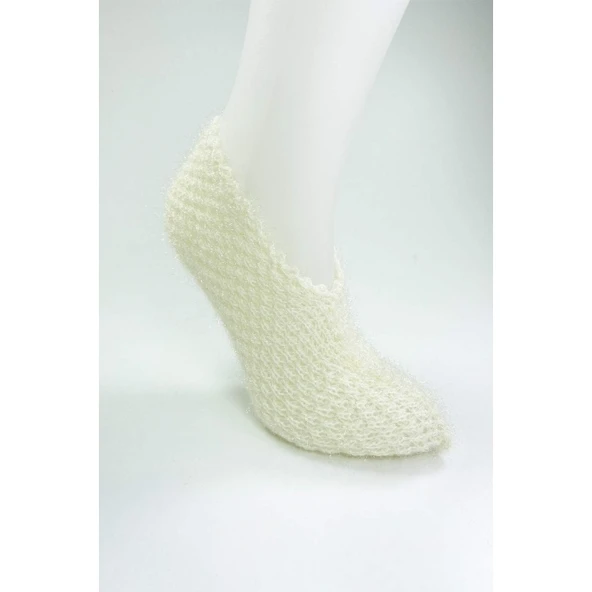 El Örgüsü Kışlık Şık Kadın Yün Patik D5 ürün görseli