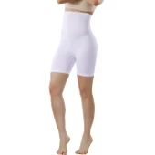 Mideli Uzun Paçalı Bayan Korse 11005 - Beyaz - Resim 2