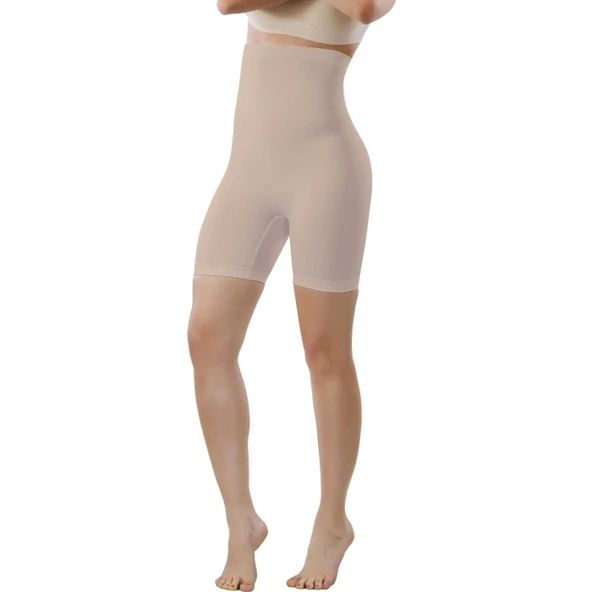 Mideli Uzun Paçalı Bayan Korse 11005 - Ten ürün görseli