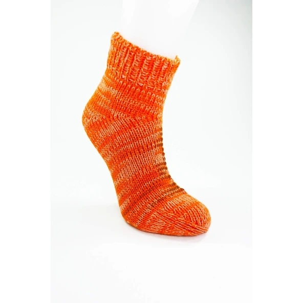 El Örgüsü Kışlık Şık Kadın Yün Patik D14 ürün görseli