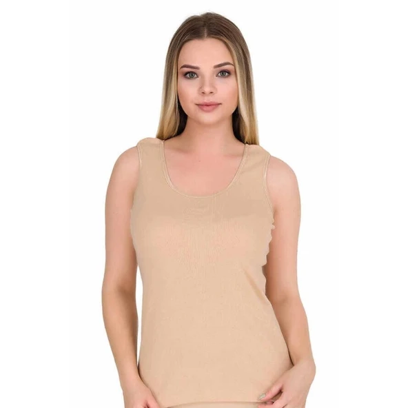 Geniş Askılı Elestan Likralı Kadın Atlet Ten 2127B ürün görseli