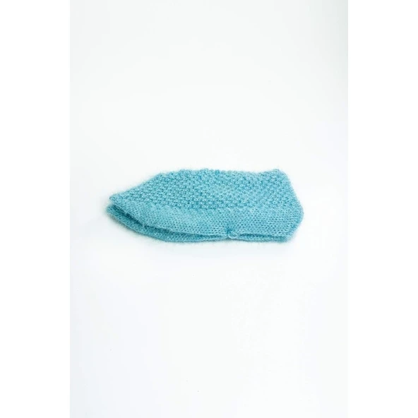 2 Çift El Örgüsü Kışlık Şık Kadın Yün Patik Set 5 - Resim 3