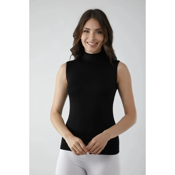 Vivaldi Kadın Siyah Sıfır Kol Balıkçı Body 350 ürün görseli