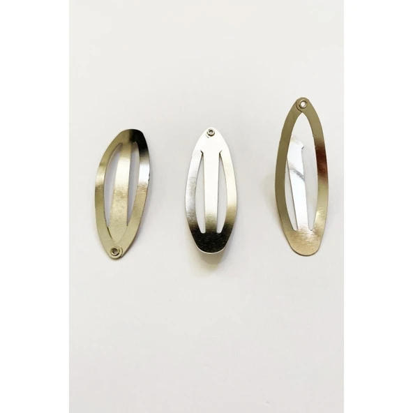 15 Adet Metal Çıt Çıt Toka 6 cm - Resim 3