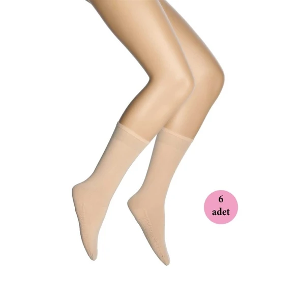 6 Adet Masaj Kadın Çorap Sahra 51 ürün görseli