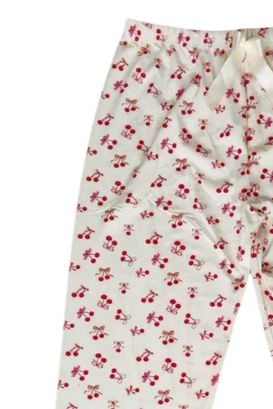 Beli Lastikli Mevsimlik Viskon Penye Pantolon Bej - Resim 2