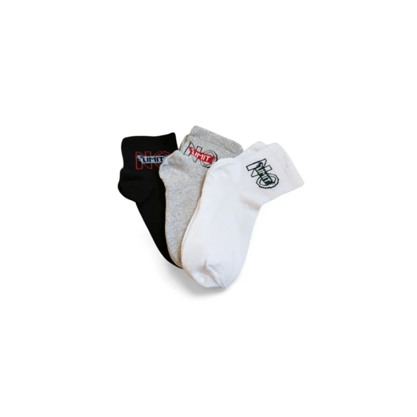Pamuklu Kısa Bilek Çorap Yazlık No Limit 3 Çift - Resim 2