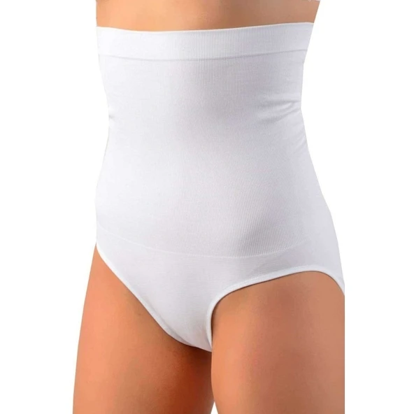 Elite Life Dikişsiz Şekillendirici Silikonlu Kadın Ten Slip Korse 890 - Resim 2