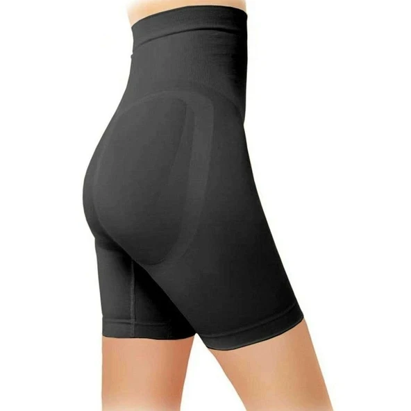 Elite Life Kadın Siyah Dikişsiz Silikonlu Şekillendirici Korse 880 ürün görseli 1