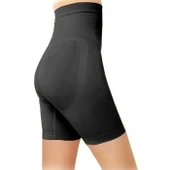 Elite Life Kadın Siyah Dikişsiz Silikonlu Şekillendirici Korse 880 - Resim 2