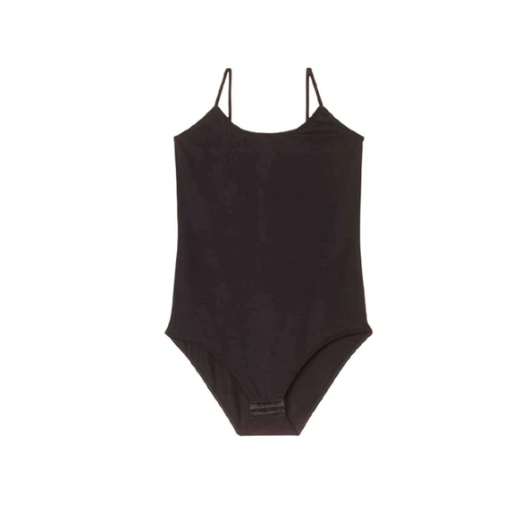 İp Askılı Kadın Çıtçıtlı Body Siyah ürün görseli