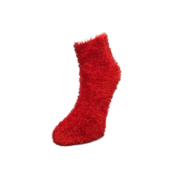 6 Adet Dikişsiz Tüylü Sıcak Tutan Ev Çorabı - Resim 5