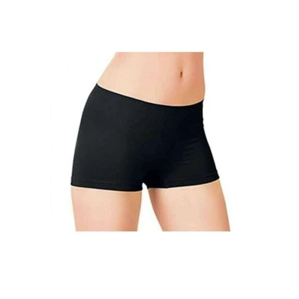 Elite Lite Kadın Büyük Beden Dikişsiz Boxer Siyah 832 ürün görseli 1