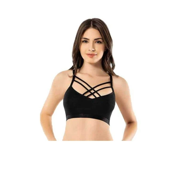 Kota 2 Adet Siyah Çapraz İpli Büstiyer ürün görseli